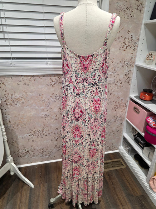 (SOLD) Torrid Boho Print Maxi Dress- Torrid Size 2