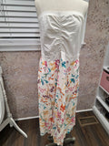 Torrid Floral Strapless Midi Dress Torrid Size 2