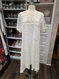 Signature by Robbie Bee White Lace Midi Dress – Size 1X